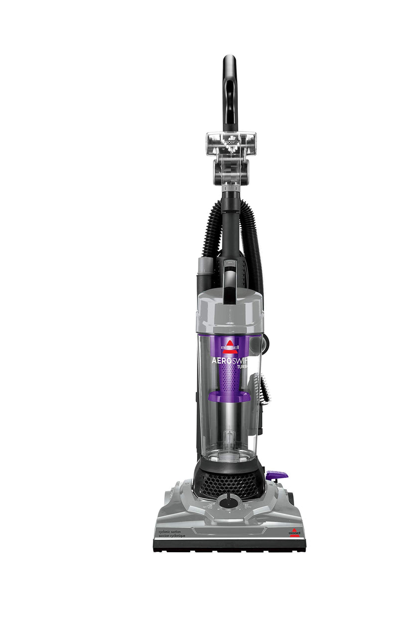 BISSELL AeroSwift Turbo Compact Upright Vacuum Cleaner, Cyclonic Dirt Separation, Built-in Lifetime Filter, TurboBrush Tool, Extension Wand, Bottom-Empty Tank, Lightweight Design, 1808B 🍁 All In One Marketplace Canada
