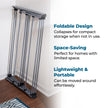 Honey-Can-Do Oversize Collapsible Clothes Drying Rack DRY-09066 Silver, 50 lbs 🍁 All In One Marketplace Canada