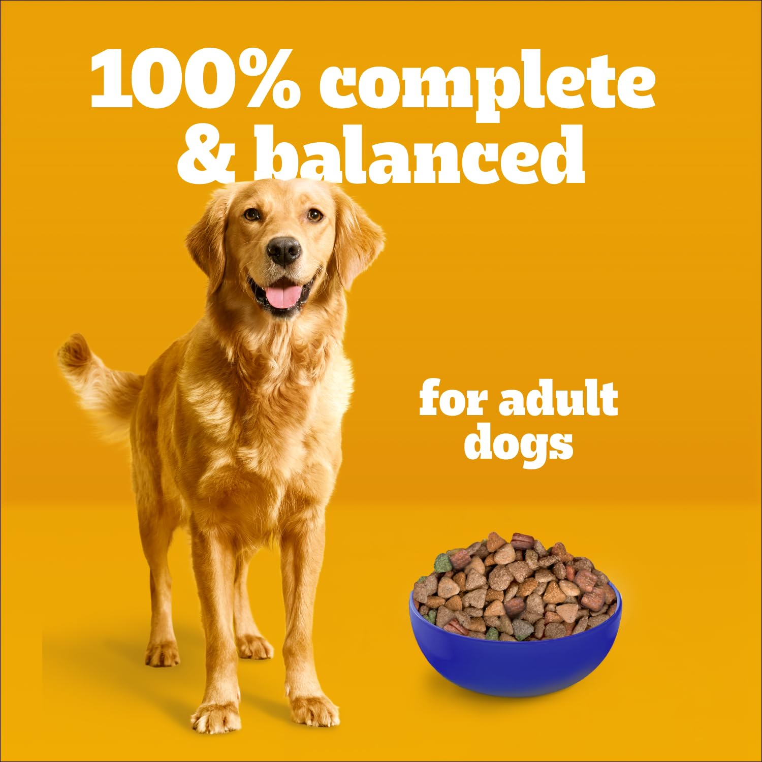 PEDIGREE Vitality+ Dry Food for Adult Dogs, Roasted Chicken & Vegetable Flavour, 100% Complete and Balanced Nutrition, 20kg Bag 🍁 All In One Marketplace Canada