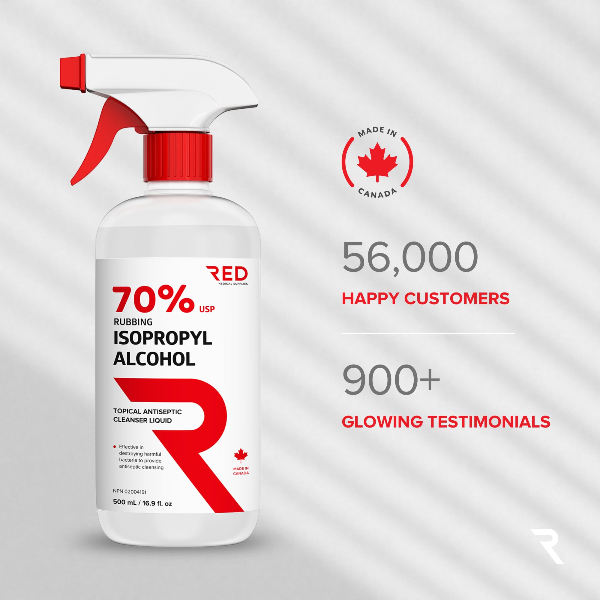 Isopropyl Rubbing Alcohol 70%, 500 mL - Pharmaceutical Grade, Surface & Screen Cleaner - 2 Bottles + Free Trigger Spray 🍁 All In One Marketplace Canada