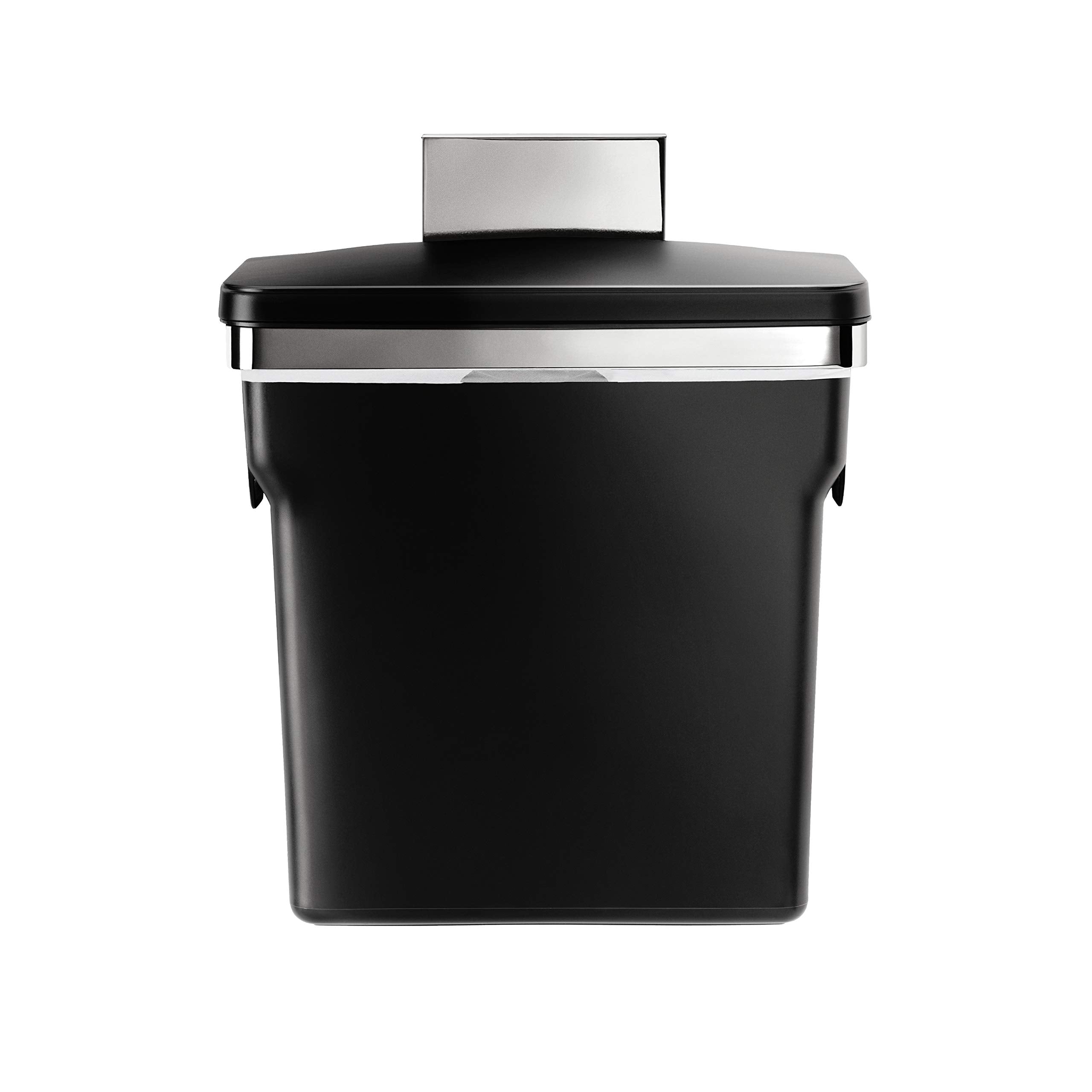 simplehuman 10 Liter / 2.6 Gallon In-Cabinet Trash Can, Heavy-Duty Steel Frame, Black 🍁 All In One Marketplace Canada