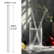 Nafender 10-Pack Glass Straws Reusable Drinking Straw Including 4 Straight and 4 Bent Straws & 2 Extra Wide Smoothie Straw with 2 Cleaning Brushes 🍁 All In One Marketplace Canada