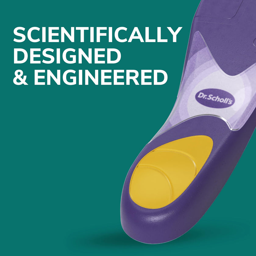 Dr. Scholl's Prevent Pain Protective Insoles, Protect Against Foot, Knee, Lower Back Pain, Promote Foot Health & Wellness, Trim to Fit Insert, Women Shoe Size 8-14, 1 Pair 🍁 All In One Marketplace Canada
