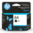 Original HP 64 Black Ink Cartridge | Works with HP ENVY Photo 6200, 7100, 7800 Series | Eligible for Instant Ink | N9J90AN 🍁 All In One Marketplace Canada
