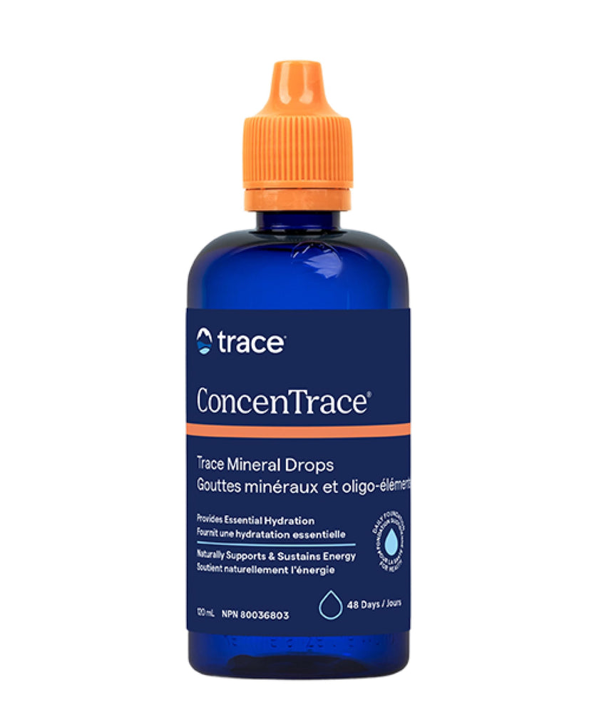Trace Minerals ConcenTrace Drops | Ionic Liquid Magnesium, Chloride, Potassium | Full Spectrum Minerals | Low Sodium | Energy, Electrolytes, Hydration | 120 ML, 48 Day Supply 🍁 All In One Marketplace Canada