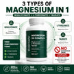 ALL-IN-ONE Magnesium Complex – Magnesium Glycinate (Bisglycinate) Chelated, L-Threonate & Taurate (200mg Elemental per Daily Dose) – Sleep, Stress, Muscle & Heart Support – High Absorption Magnesium Supplement – 180 Vegan Capsules – Made in Canada