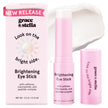 grace & stella Under Eye Brightener Balm Stick - Travel Essentials - Caffeine Eye Cream for Dark Circles, Puffiness, Wrinkles - Vegan Moisturizer Stick with Niacinamide, Hyaluronic Acid (0.13oz/3.5g) 🍁 All In One Marketplace Canada