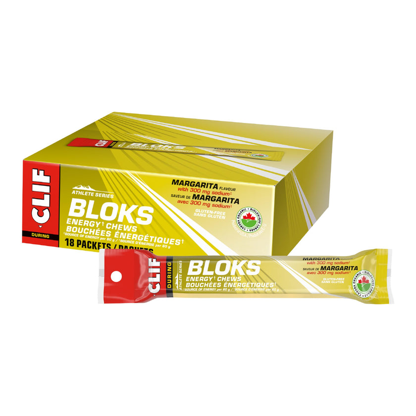 Clif Bloks Energy Chews, Margarita Flavour, Organic, 60 g (Pack of 18) 🍁 All In One Marketplace Canada
