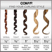 Conair Double Ceramic 1 1/2-Inch Curling Iron, 1 ½ inch barrel produces soft waves – for use on medium and long hair, Hair curler 🍁 All In One Marketplace Canada