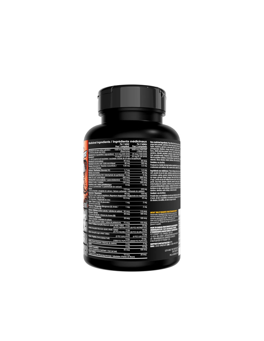 MUTANT Multi Vitamins - Men's Multivitamin for Hardcore Athletes & Body Builders, Supports Muscle Function, Energy Metabolism, Immune Health with 70 Vitamins Minerals Antioxidants (60 Caplets, CA) 🍁 All In One Marketplace Canada