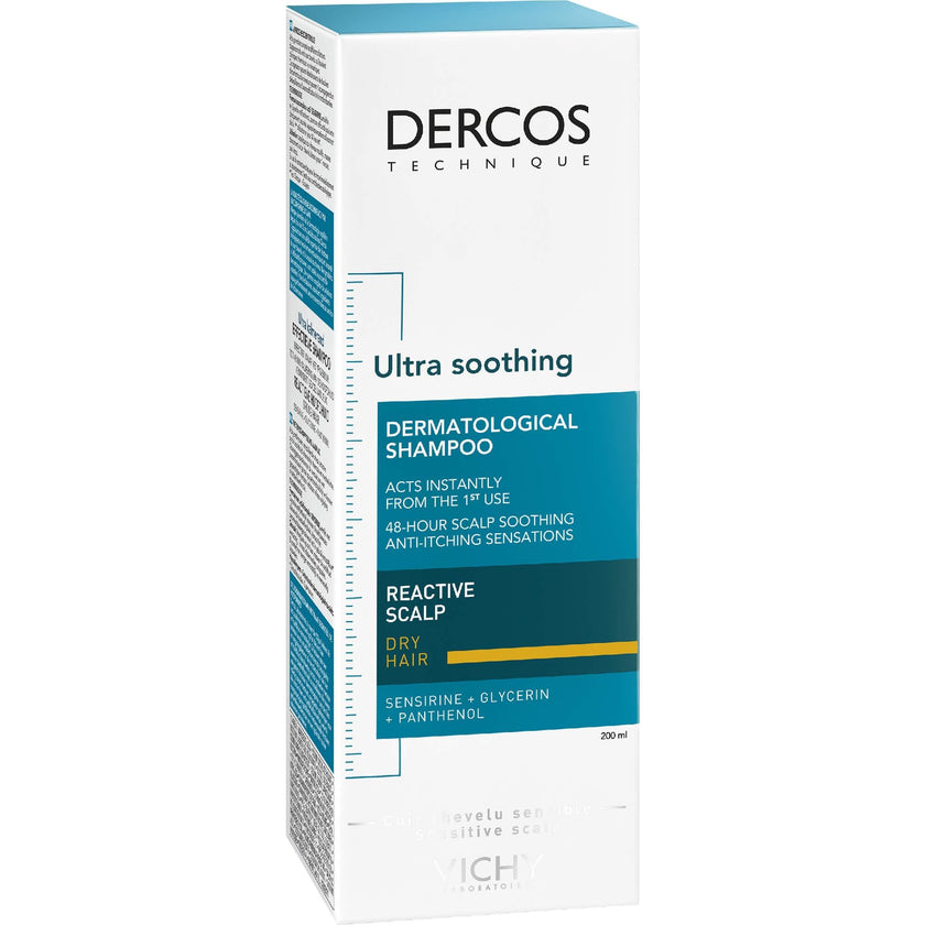 Vichy Dercos Sulfate-Free Shampoo for Irritated Scalp & Hair, 200mL 🍁 All In One Marketplace Canada