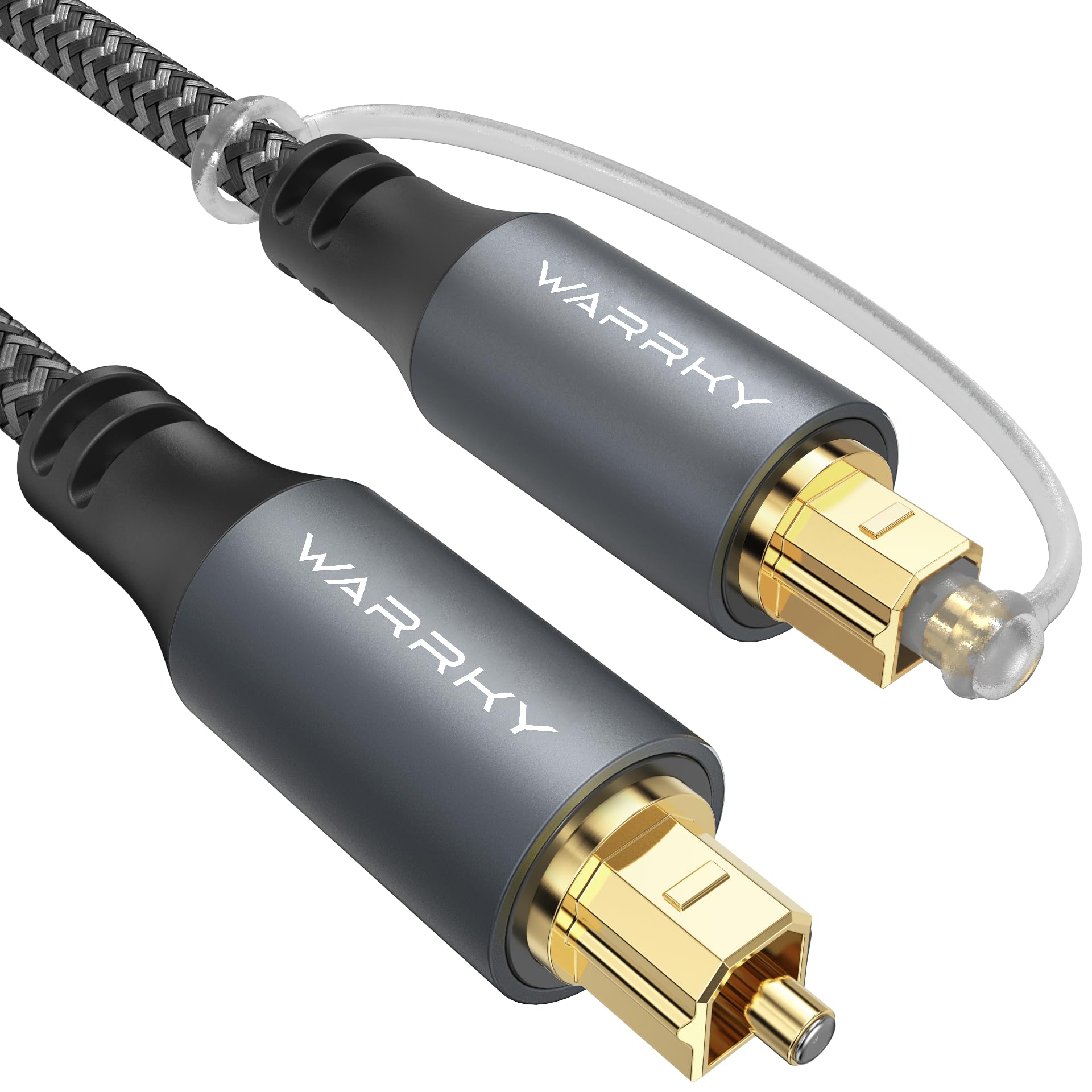WARRKY Optical Audio Cable for Home Theater [Nylon Braided,Aluminium Case] 🍁 All In One Marketplace Canada