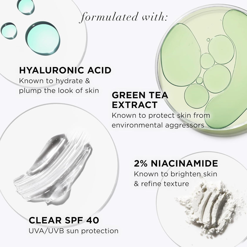 IT Cosmetics CC+ Nude Glow Lightweight Foundation + Glow Serum with SPF 40 - With Niacinamide, Hyaluronic Acid & Green Tea Extract - Light - 1.08 fl oz 🍁 All In One Marketplace Canada