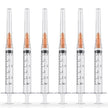 3ml Luer Lock Syringes with 25 Gauge 1 Inch Needles, Luer Lock Disposable Accessories for Lab, Pack of 25 🍁 All In One Marketplace Canada