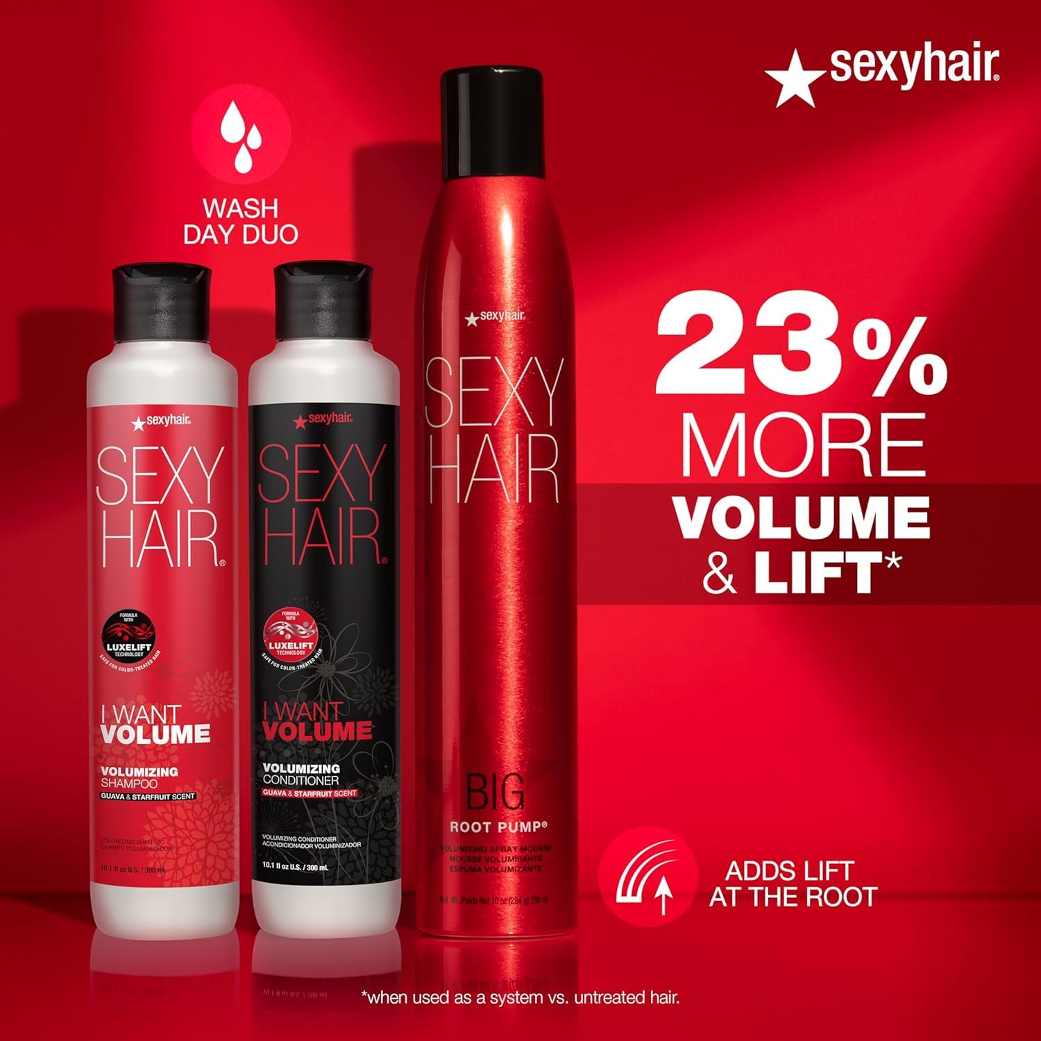 SexyHair Big Root Pump Volumizing Spray Mousse, Volume with Medium Hold, Up to 72 Hour Humidity Resistance, 295 ml 🍁 All In One Marketplace Canada