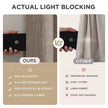 Joydeco Blackout Curtains 2 Panels - Natural Linen Curtains 84 Inch Long, Thermal Insulated Linen Light Blocking Drapes, Rod Pocket & Back Tabs, Darkening Privacy for Living Room Bedroom 🍁 All In One Marketplace Canada
