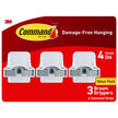 Command Broom and Mop Grippers, 3 Hangers and 6 Command Strips, Damage Free Hanging Wall Mount Broom and Mop Holder, Household Cleaning Organizer for Christmas Decorations, Holds up to 4 lb 🍁 All In One Marketplace Canada