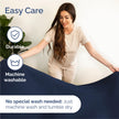 King Size 4 Piece Sheet Set - Comfy Breathable & Cooling Sheets - Hotel Luxury Bed Sheets for Women & Men - Deep Pockets, Easy-Fit, Extra Soft & Wrinkle Free Sheets - Navy Blue Oeko-Tex Bed Sheet Set 🍁 All In One Marketplace Canada