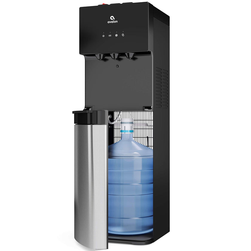 Avalon Bottom Loading Water Cooler Water Dispenser, 3 Temperature, UL/Energy Star Approved, Black & Stainless Steel 🍁 All In One Marketplace Canada