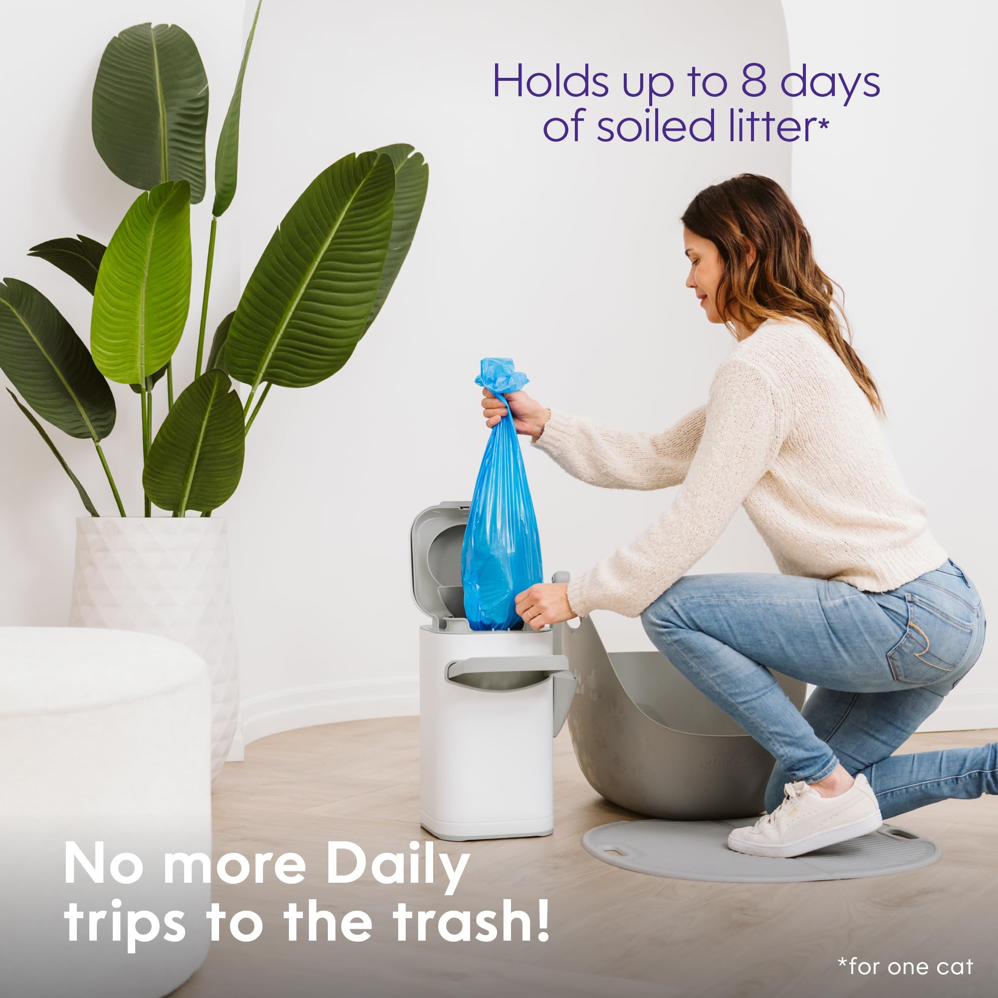 Litter Genie Platinum Stainless Steel Pail with Easy Roll Refill, 12 Bags 🍁 All In One Marketplace Canada