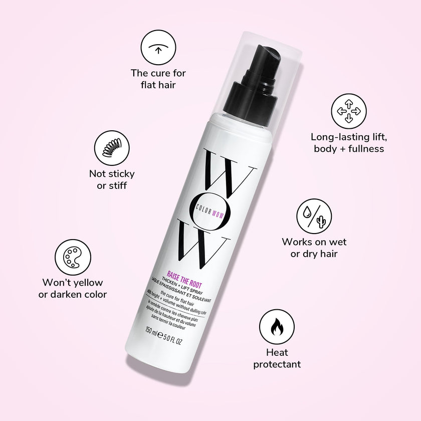 COLOR WOW Raise The Root Thicken Plus Lift Spray, 5 fl. Oz., 1 Count 🍁 All In One Marketplace Canada
