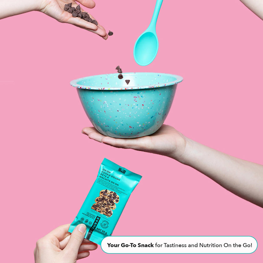 TRUBAR Vegan Protein Bar, Oh Oh Cookie Dough, Gluten Free, Plant Based, High Fiber, Dairy Free, Low Fat, Non GMO, No Sugar Alcohols, 12G Lean Protein, 13G Fiber, Healthy Snack Bars, 12 CT 🍁 All In One Marketplace Canada
