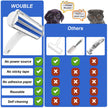 Wouble Pet Hair Remover Roller, Reusable Lint Roller for Pet Hair,Self Clean Dog Cat Fur Removal Brush, from Carpet, Furniture, Rugs, Laundry, Bedding, Sofa-White 🍁 All In One Marketplace Canada