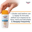 Eucerin Complete Hydration Ultra-Light Fluid Sunscreen, Daily Face Sunscreen SPF 50 With Hyaluronic Acid, Body SPF 50 Lotion with UVA-UVB Sun Protection, Fragrance Free & Non Greasy, 50 ml 🍁 All In One Marketplace Canada