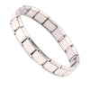 Fashion Personalized Stainless Steel Bracelet – Removable Electroplated Unisex Jewelry
