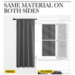 NICETOWN Blackout Kitchen Curtains 45 Inches Long, W42 x L45, Grey 🍁 All In One Marketplace Canada