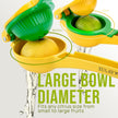 Zulay Kitchen 2 in 1 Lemon Lime Squeezer - Handheld Easy to Use Citrus Juicer - Easy to Clean Manual Orange & Lemon Squeezer - Citrus Juicer for Extracting All the Juice - Manual Press 🍁 All In One Marketplace Canada