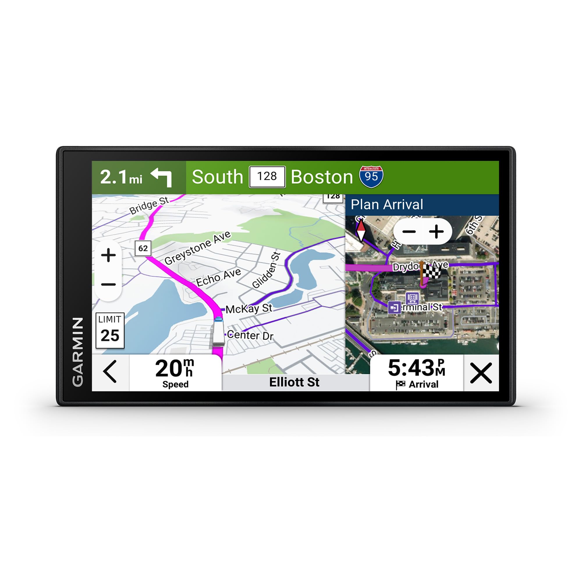 Garmin dēzl™ OTR620, High-Res 6” GPS Truck Navigator, Custom Routing, Satellite Imagery, Wind Speed, Community-Shared Loading Docks, Truck Entrances, Parking Availability 🍁 All In One Marketplace Canada