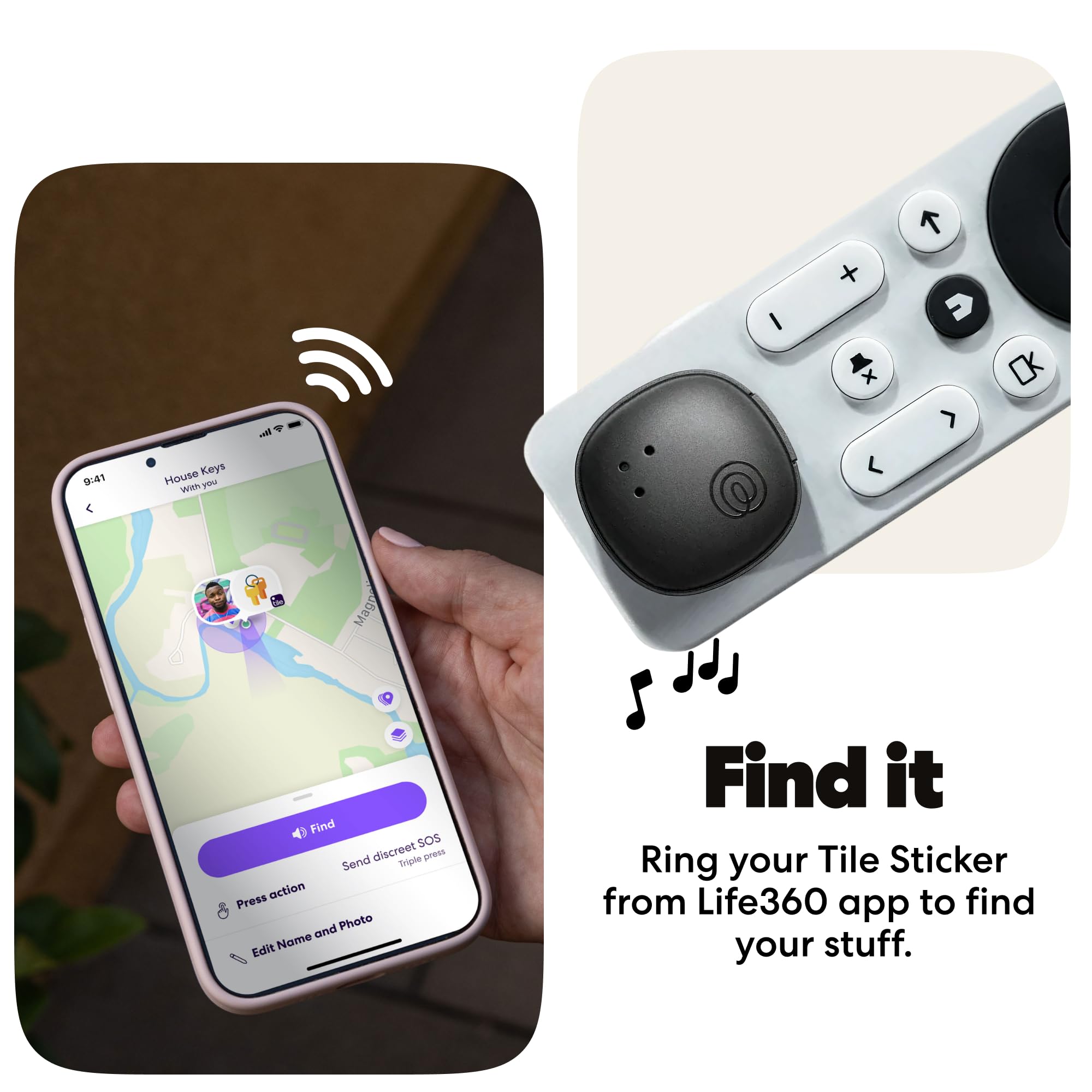 Life360 Tile Essentials - Bluetooth Trackers & Item Locators for Keys, Wallets, Remotes & More; Easily Find All Your Things. Both iOS and Android Compatible. 4-Pack (Mates/Slim/Sticker) 🍁 All In One Marketplace Canada