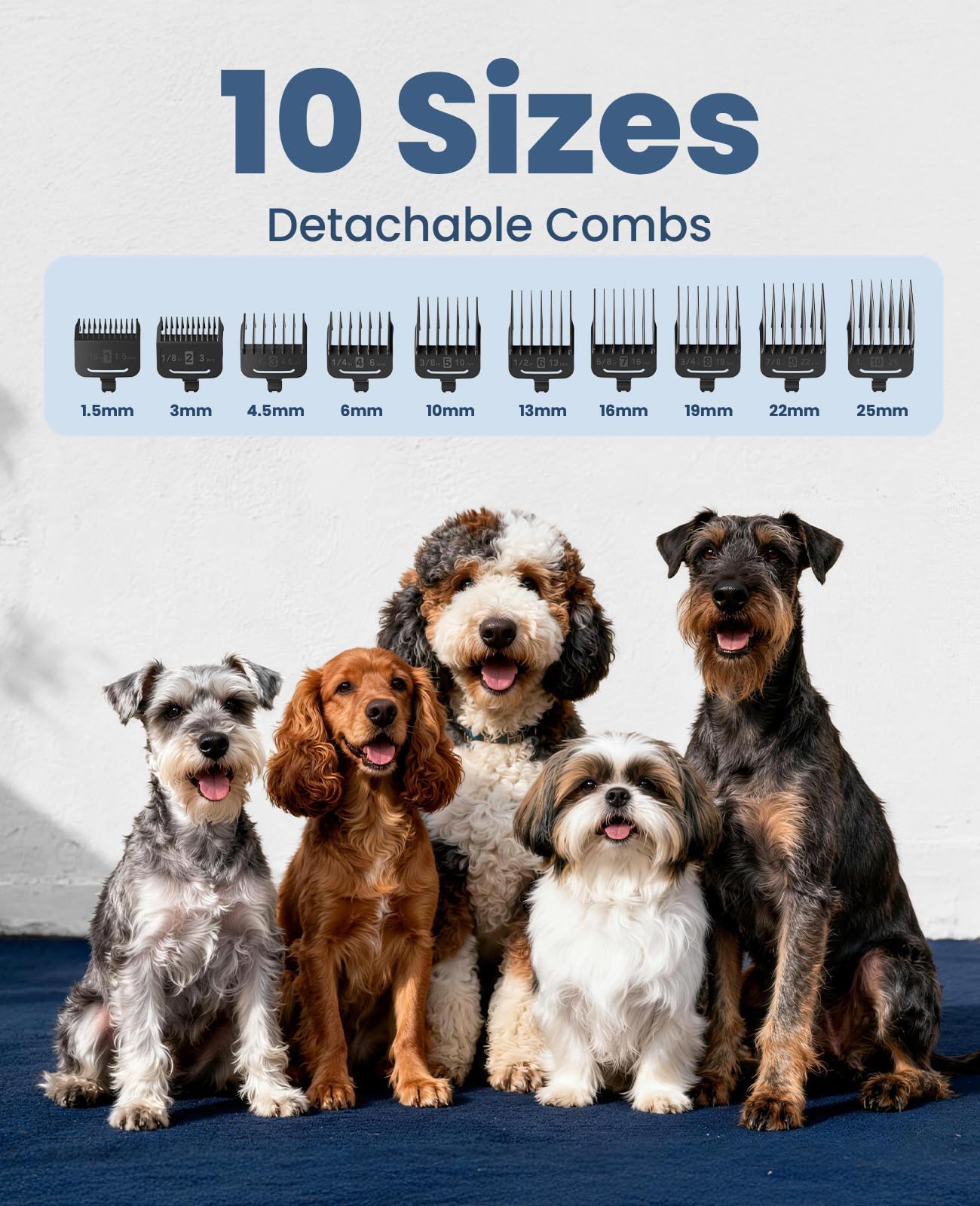 oneisall Dog Clippers for Grooming for Thick Heavy Coats/Low Noise Rechargeable Cordless Pet Shaver with Stainless Steel Blade/Waterproof Dog Shaver for Dogs Pets and Animals 🍁 All In One Marketplace Canada