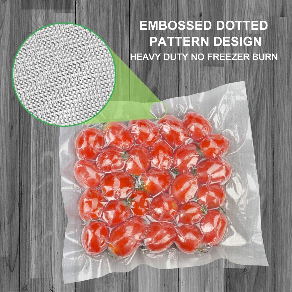 Accenter Vacuum Sealer Bags 100 Quart 8x12 Inch Commercial Grade Food Saver Bags, Seal a Meal, BPA Free, Heavy Duty, Perfect for vac storage, Meal Prep or Sous Vide (8