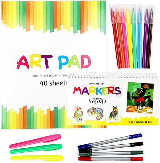 SpiceBox - PICASSO - CRÉEZ DES ŒUVRES D'ART AVEC DES STYLOS-MARQUEURS