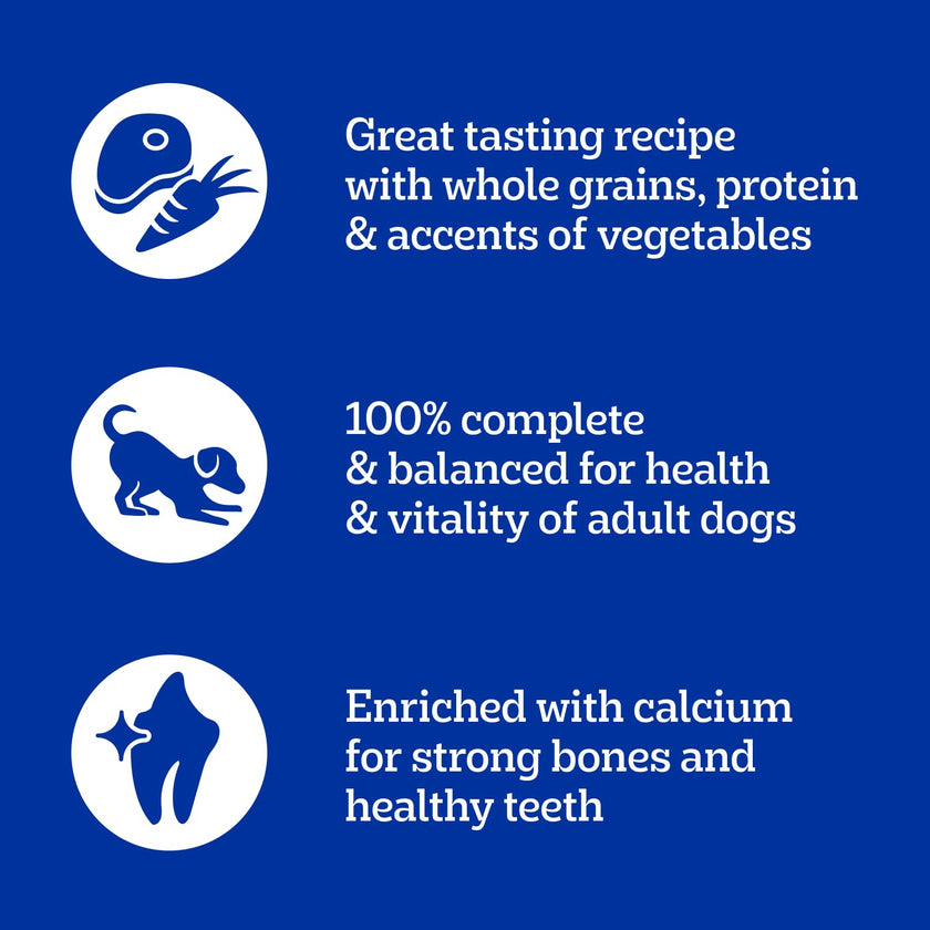 PEDIGREE Vitality+ Dry Food for Adult Dogs, Hearty Beef & Vegetable Flavour, 20kg Bag 🍁 All In One Marketplace Canada