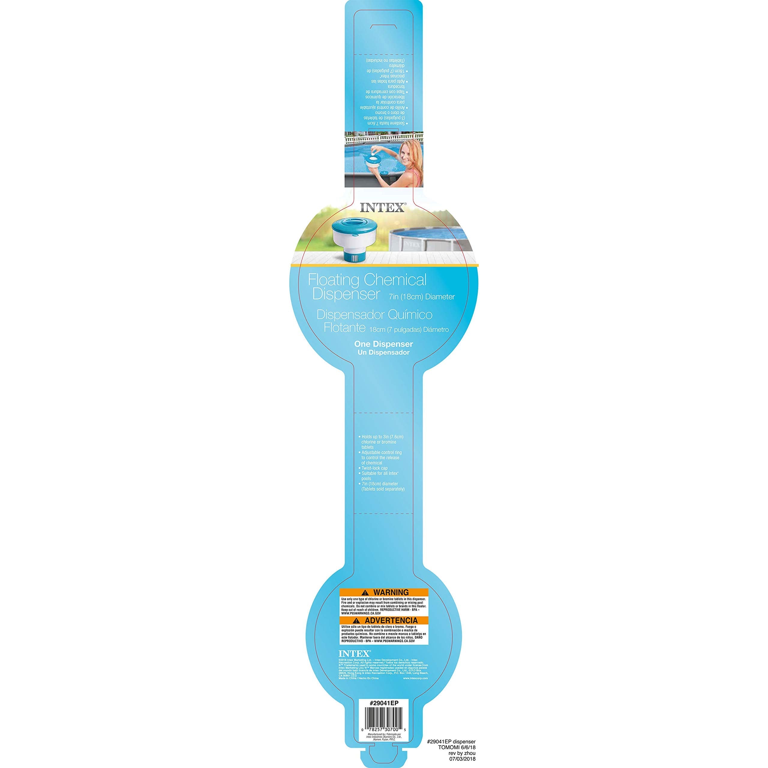 Intex Floating Chemical Dispenser for Pools, 7-Inch 🍁 All In One Marketplace Canada