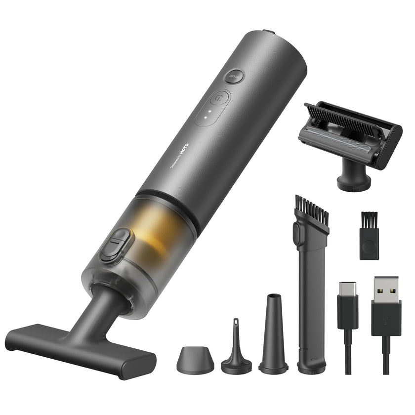 HOTO Handheld Car Vacuum Cleaner Cordless, 4-in-1 Portable Mini Vacuum with 20000Pa Strong Suction, Electric Compressed Air Duster Blower for Car, Desk, Computer, Keyboard, Home, Office Cleaning 🍁 All In One Marketplace Canada