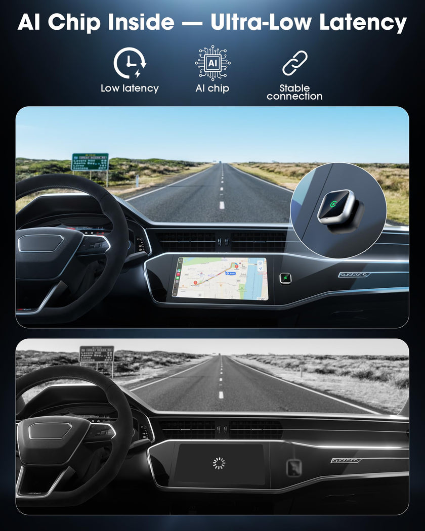 Wireless CarPlay Adapter 2025 Upgrades Wired CarPlay to Wireless, Seamless, Fast, Stable, Automatic Connection, Suitable for 2016 and Later Cars Apple's Car Play Adapter, Supports GPS 🍁 All In One Marketplace Canada