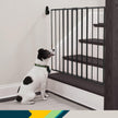 Safety 1st Top of Stairs Expanding Metal Baby Gate – Hardware-Mounted for Stairs, Hallways & Doors, Adjustable 27”-42” Wide, Pet & Dog Gate, Black 🍁 All In One Marketplace Canada
