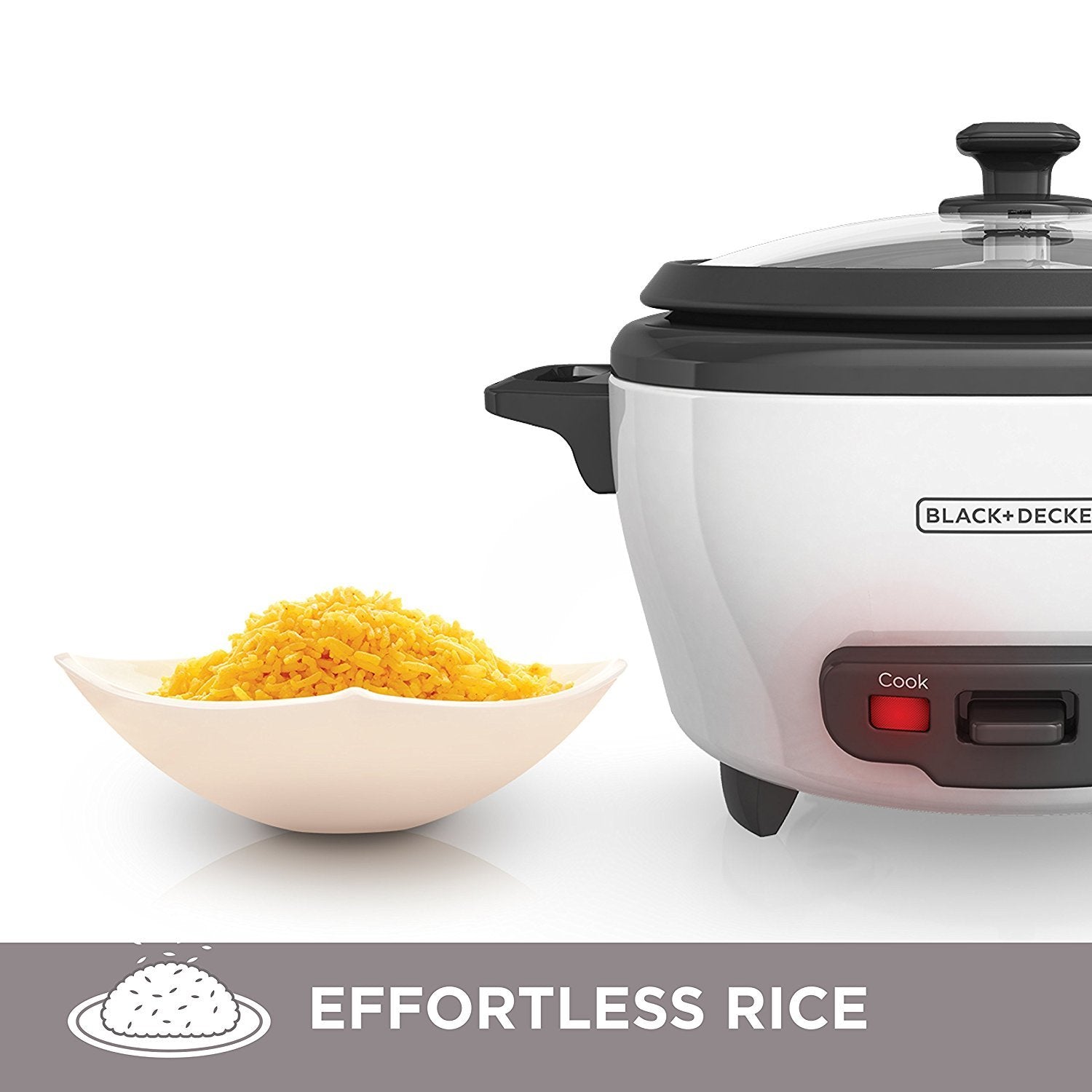 BLACK+DECKER 2-in-1 Rice Cooker & Food Steamer - 6-Cup Capacity, Automatic Keep Warm, Nonstick Bowl, Steaming Basket - Effortless Cooking 🍁 All In One Marketplace Canada