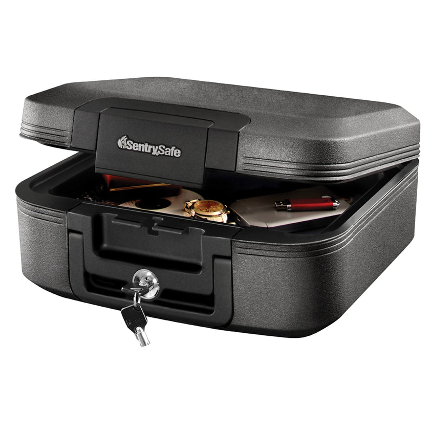 SentrySafe Fireproof and Waterproof Safe Box with Key Lock, Fire and Water Chest Safe for Home, 0.28 Cubic Feet, 6.6 x 15.4 x 14.3 Inches, CFW20201, Dark Grey 🍁 All In One Marketplace Canada