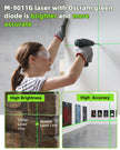 Huepar Laser Level Self Leveling, Classical Cross Line Indoor DIY Use Green Lines, 100Ft Visibility Horizontal and Vertical Line Level, 360° Magnetic Pivoting Base 9011G 🍁 All In One Marketplace Canada