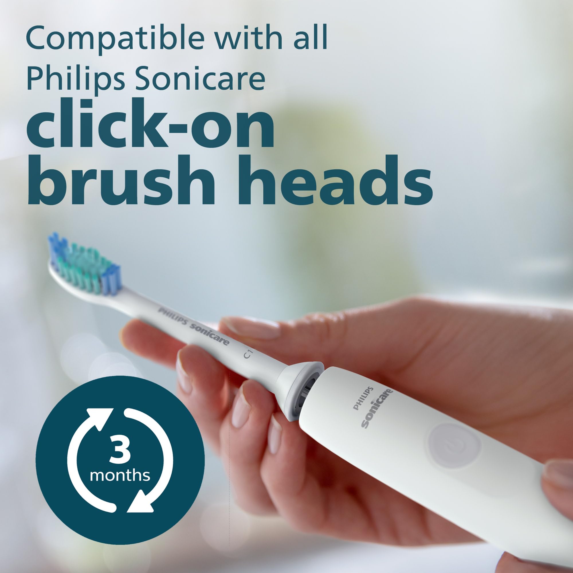 Philips Sonicare 1300 Rechargeable Electric Toothbrush, 2 Brush Head, White 🍁 All In One Marketplace Canada