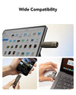 Lexar D40E 128GB Dual USB 3.2 Gen 1 Type-C Jump Drive, USB-C Flash Metal Housing Swivel Design Thumb Drive (Titanium Grey) 🍁 All In One Marketplace Canada