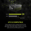 MSI MAG A750GL PCIE5, Fully Modular Compact Gaming 750W Power Supply, 80+ Gold, ATX 3.1 & PCIe 5.1 Ready, Native Dual-Color 12V-2x6 Cable, 10 Year Warranty 🍁 All In One Marketplace Canada