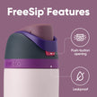 Owala FreeSip Insulated Stainless Steel Water Bottle with Straw for Sports and Travel, BPA-Free, 24oz, Dreamy Field 🍁 All In One Marketplace Canada