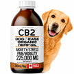 CB2 Hemp Oil for Dogs [225,000mg / 240mL / Organic] - Natural Hip and Joint Supplement for Dogs - Calming Anxiety Relief - Extra Strength for Pain, Inflammation, Arthritis, Stress, Aggression 🍁 All In One Marketplace Canada