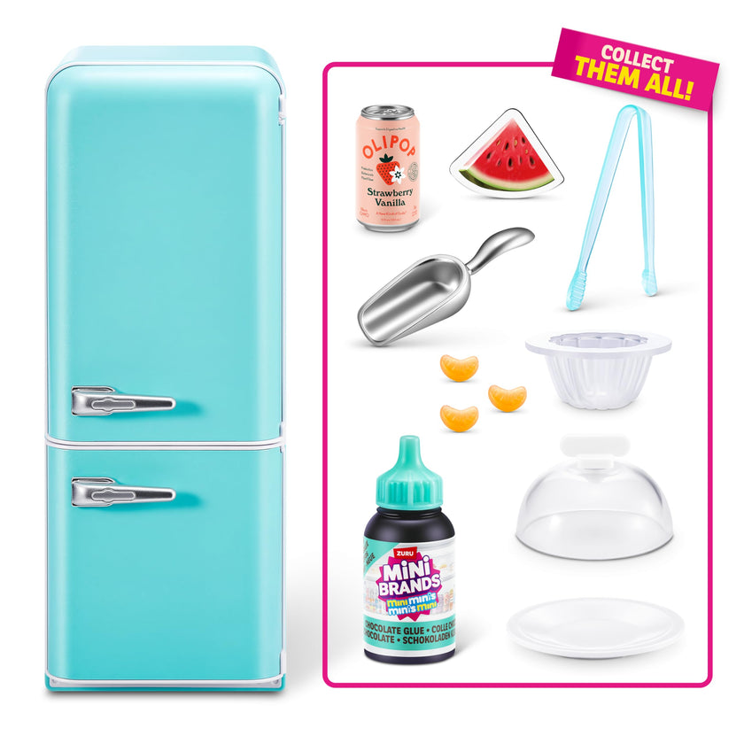Mini Brands Fill The Fridge Playset w/UV Light by ZURU, Collectibles, DIY, Resin Play, Exclusive Recipe, NOT Edible, 8+ 🍁 All In One Marketplace Canada